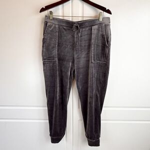 House of Harlow 1960 Velour Joggers Women’s Size L Pull On Drawstring Pockets